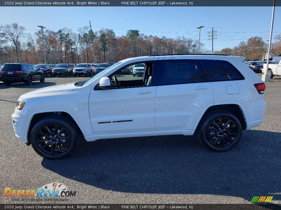2020 Jeep Grand Cherokee Altitude 4x4 Bright White / Black Photo #3