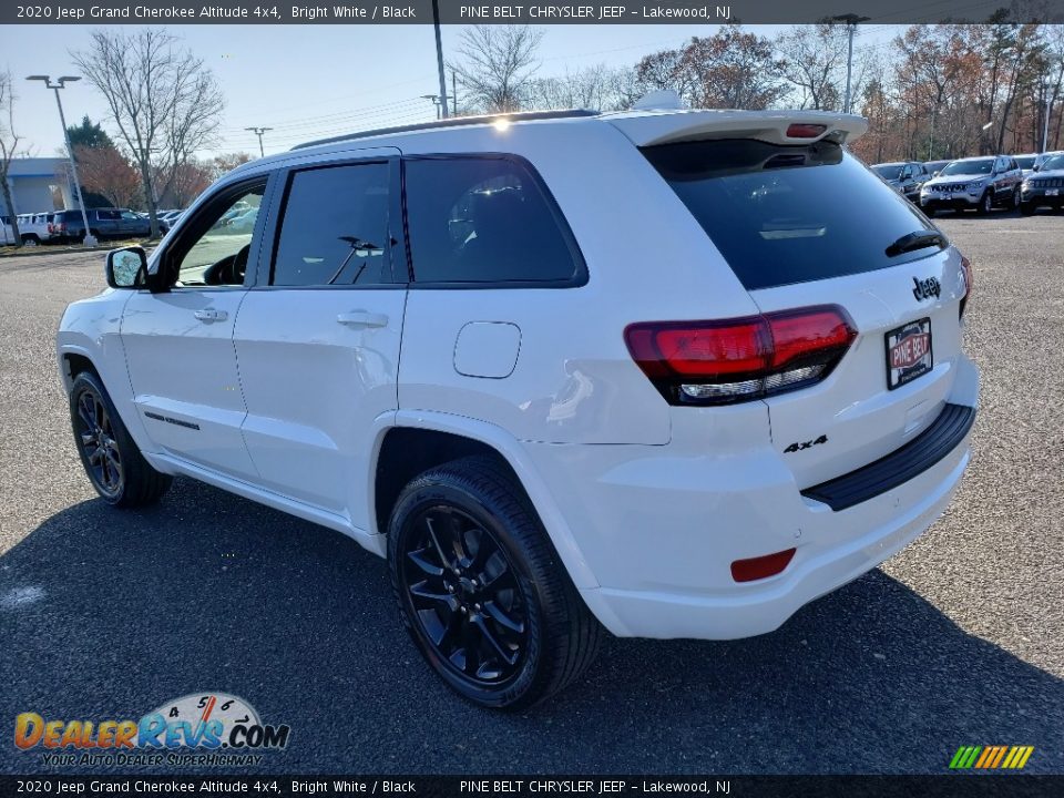 2020 Jeep Grand Cherokee Altitude 4x4 Bright White / Black Photo #4