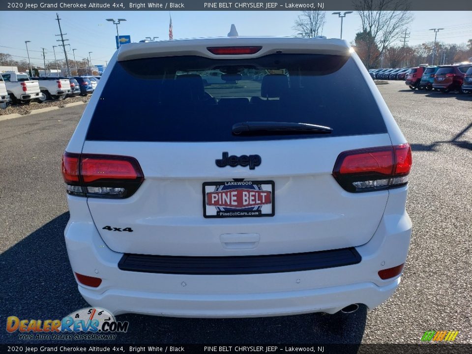2020 Jeep Grand Cherokee Altitude 4x4 Bright White / Black Photo #5