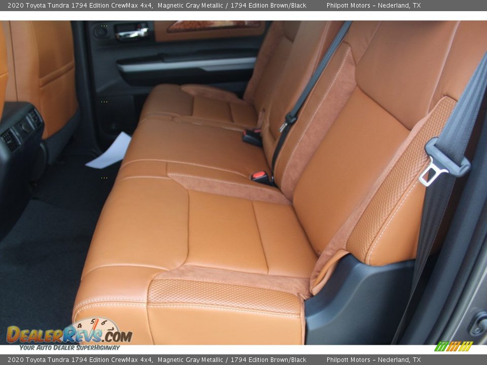 2020 Toyota Tundra 1794 Edition CrewMax 4x4 Magnetic Gray Metallic / 1794 Edition Brown/Black Photo #21