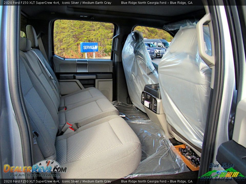 2020 Ford F150 XLT SuperCrew 4x4 Iconic Silver / Medium Earth Gray Photo #32