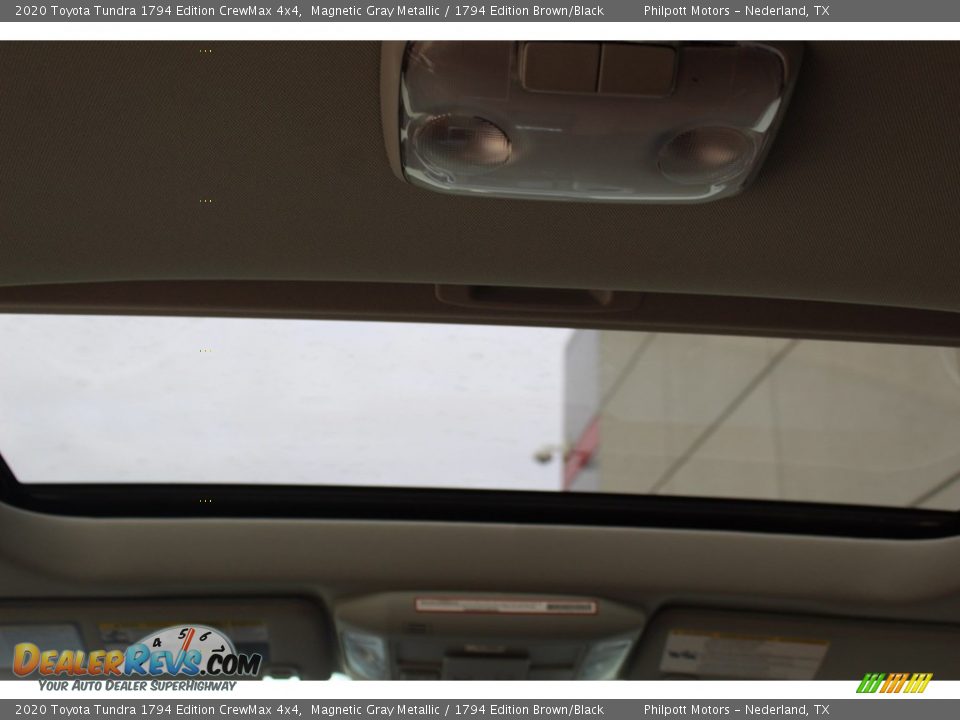 2020 Toyota Tundra 1794 Edition CrewMax 4x4 Magnetic Gray Metallic / 1794 Edition Brown/Black Photo #24
