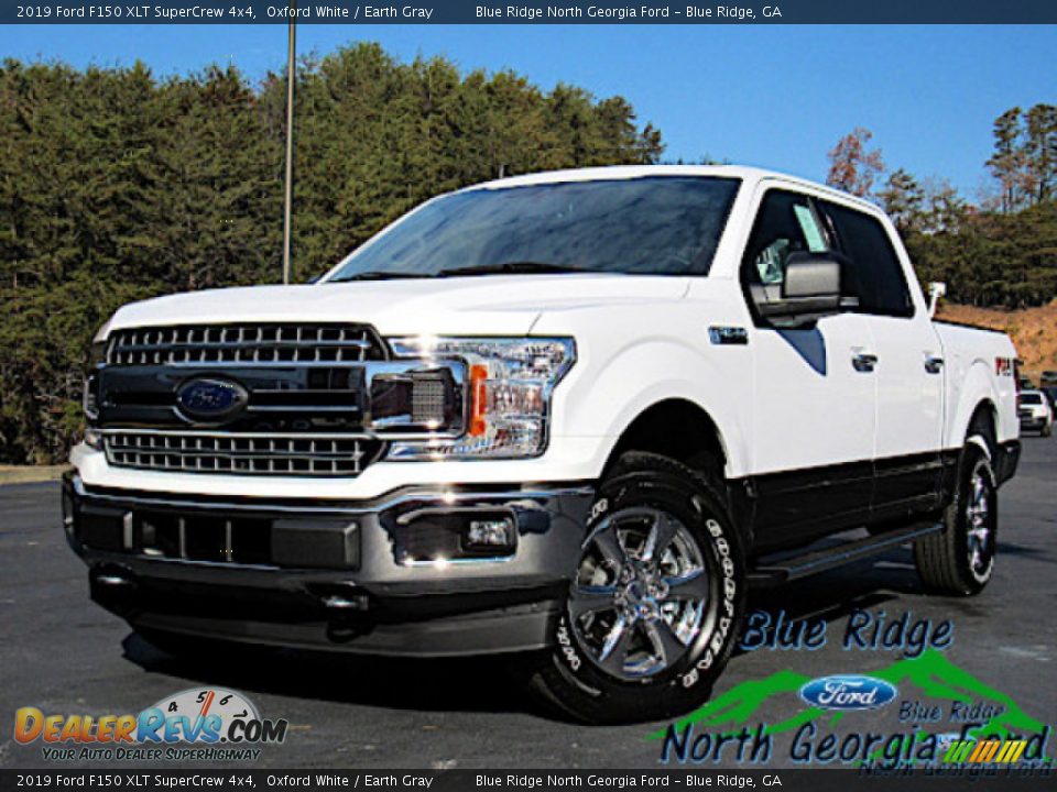 2019 Ford F150 XLT SuperCrew 4x4 Oxford White / Earth Gray Photo #1