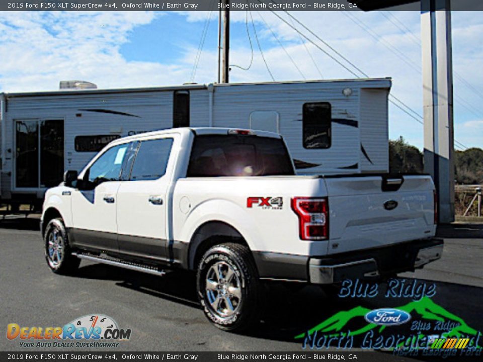 2019 Ford F150 XLT SuperCrew 4x4 Oxford White / Earth Gray Photo #3