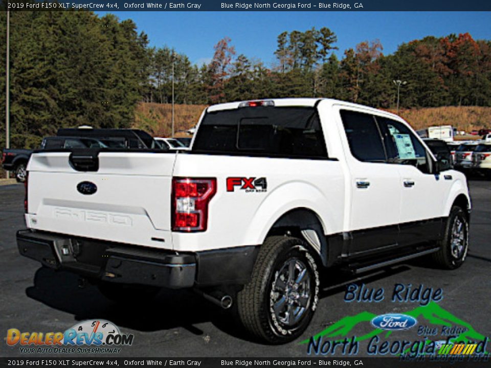 2019 Ford F150 XLT SuperCrew 4x4 Oxford White / Earth Gray Photo #5