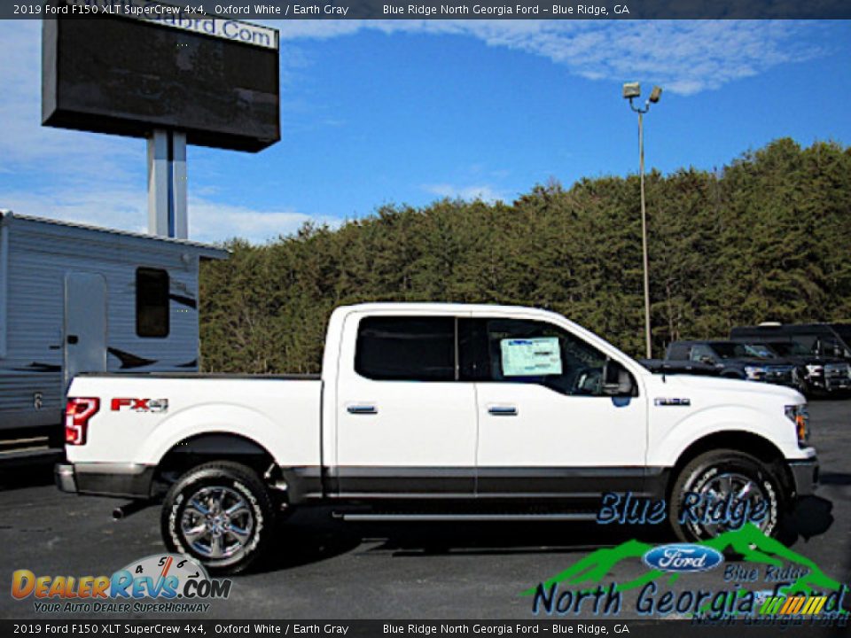 2019 Ford F150 XLT SuperCrew 4x4 Oxford White / Earth Gray Photo #6