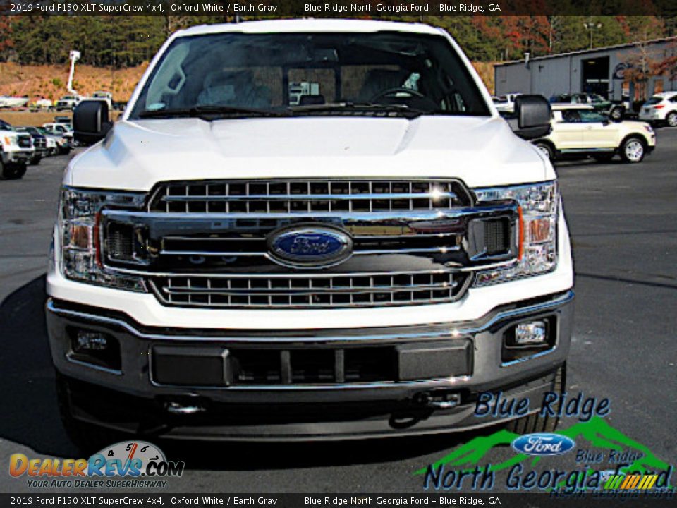 2019 Ford F150 XLT SuperCrew 4x4 Oxford White / Earth Gray Photo #8