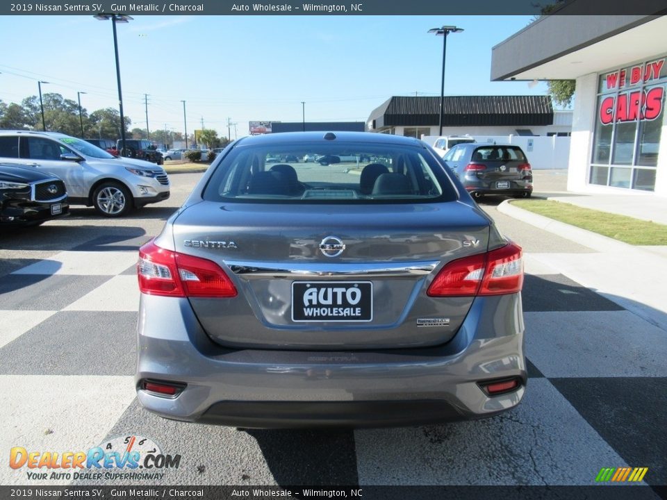 2019 Nissan Sentra SV Gun Metallic / Charcoal Photo #4