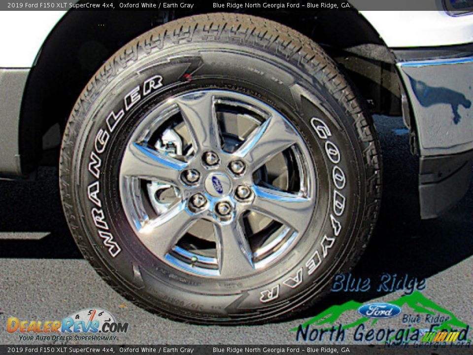 2019 Ford F150 XLT SuperCrew 4x4 Oxford White / Earth Gray Photo #9