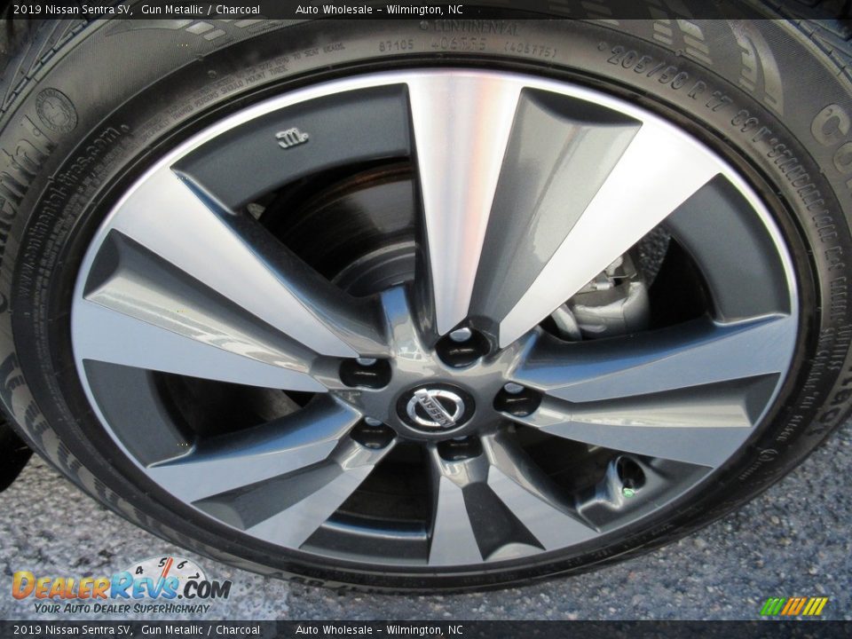 2019 Nissan Sentra SV Gun Metallic / Charcoal Photo #7