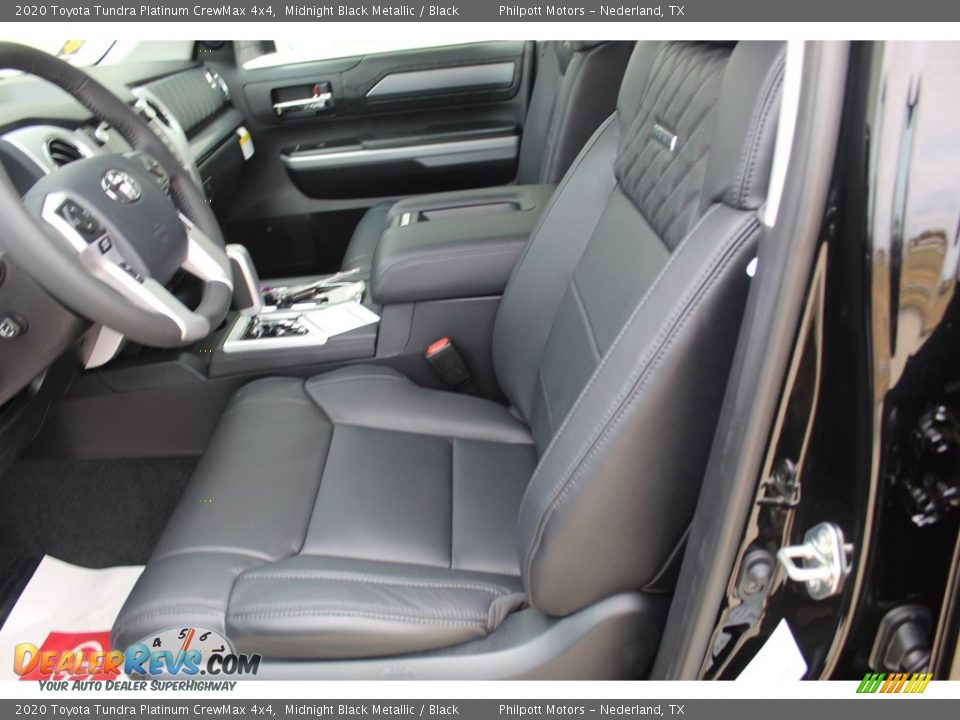 Front Seat of 2020 Toyota Tundra Platinum CrewMax 4x4 Photo #10
