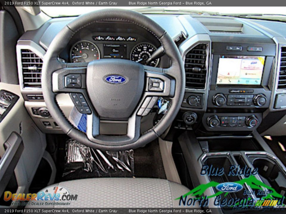 2019 Ford F150 XLT SuperCrew 4x4 Oxford White / Earth Gray Photo #14