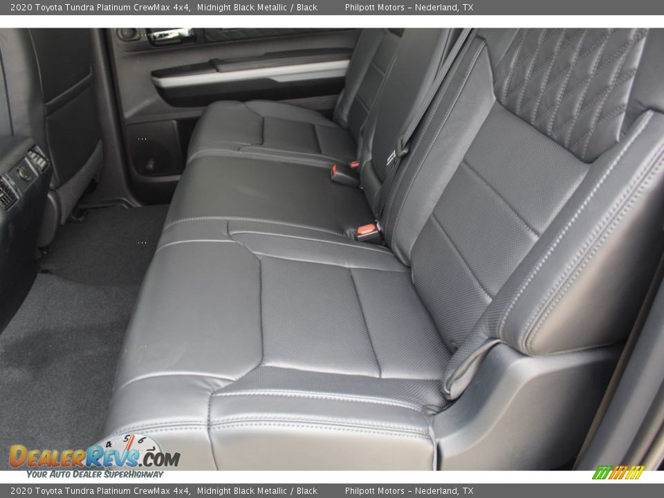 Rear Seat of 2020 Toyota Tundra Platinum CrewMax 4x4 Photo #21