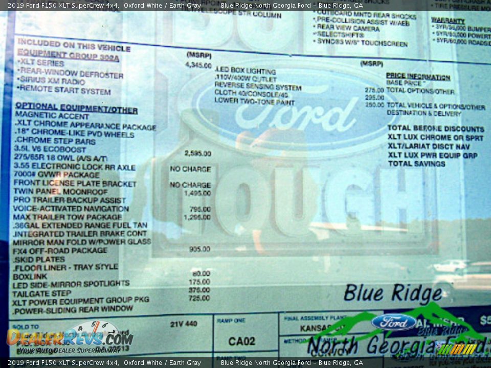 2019 Ford F150 XLT SuperCrew 4x4 Oxford White / Earth Gray Photo #27