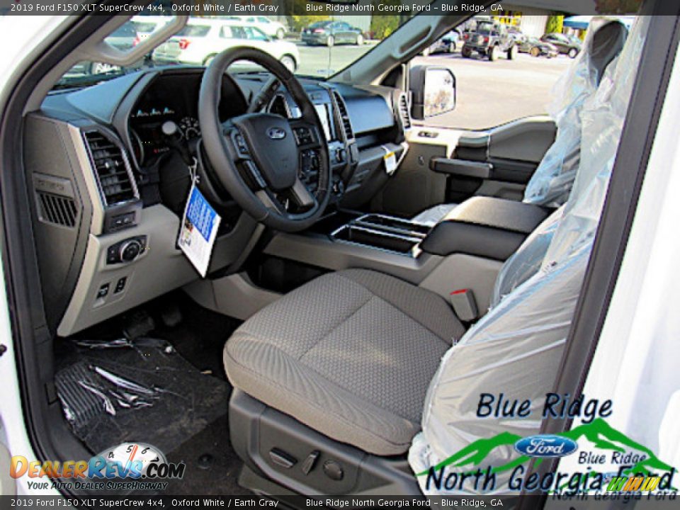 2019 Ford F150 XLT SuperCrew 4x4 Oxford White / Earth Gray Photo #29