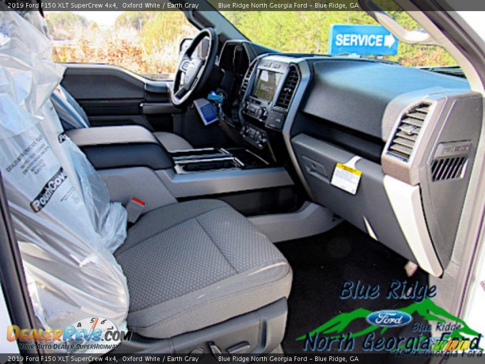 2019 Ford F150 XLT SuperCrew 4x4 Oxford White / Earth Gray Photo #30
