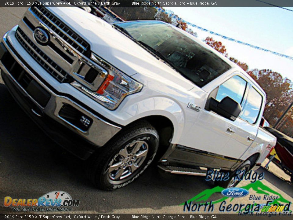 2019 Ford F150 XLT SuperCrew 4x4 Oxford White / Earth Gray Photo #32
