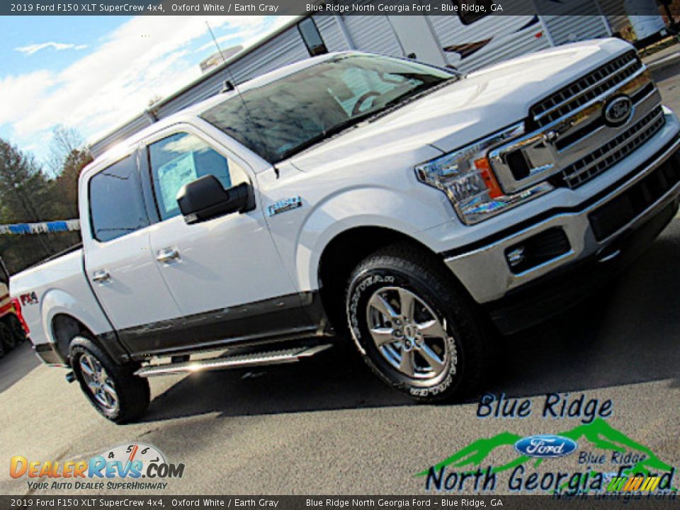 2019 Ford F150 XLT SuperCrew 4x4 Oxford White / Earth Gray Photo #33