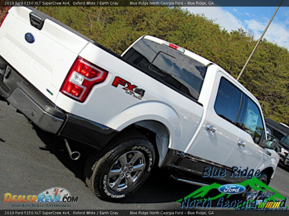 2019 Ford F150 XLT SuperCrew 4x4 Oxford White / Earth Gray Photo #34