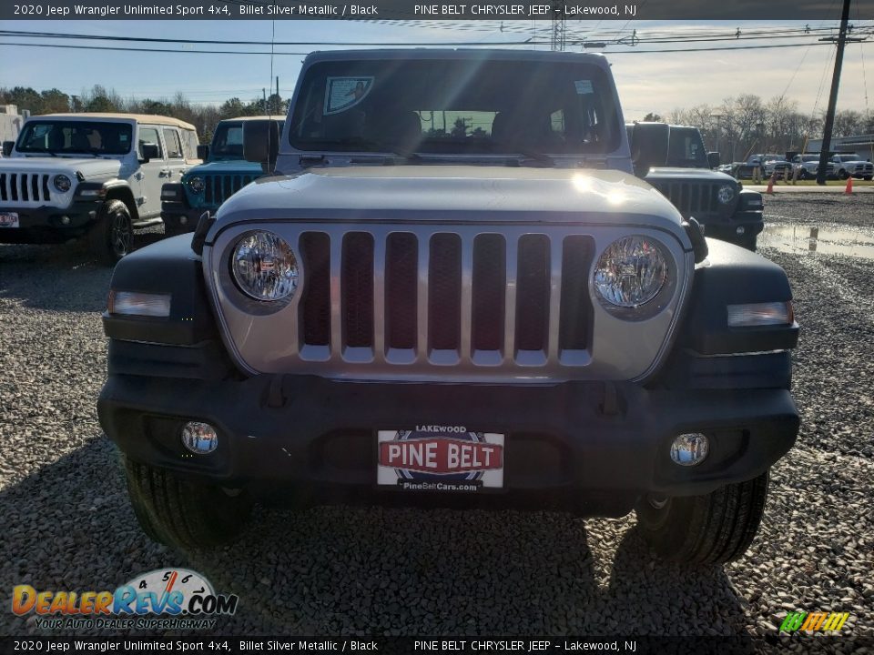 2020 Jeep Wrangler Unlimited Sport 4x4 Billet Silver Metallic / Black Photo #2