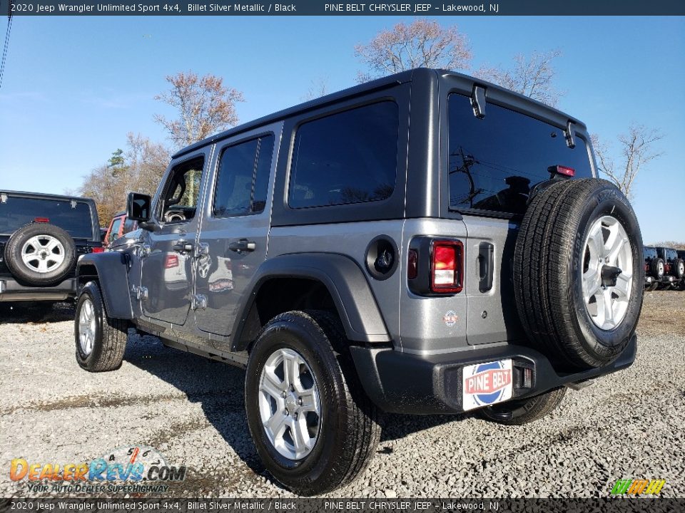 2020 Jeep Wrangler Unlimited Sport 4x4 Billet Silver Metallic / Black Photo #4