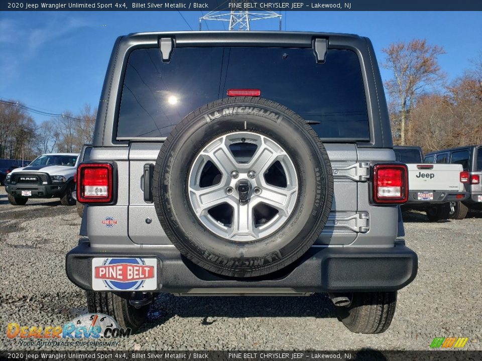 2020 Jeep Wrangler Unlimited Sport 4x4 Billet Silver Metallic / Black Photo #5