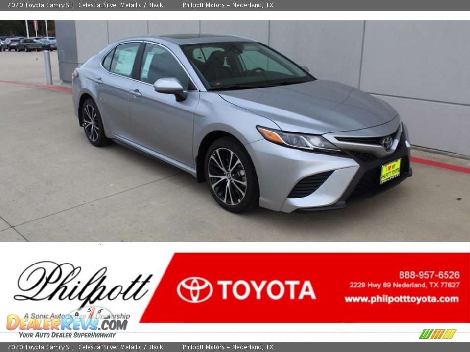2020 Toyota Camry SE Celestial Silver Metallic / Black Photo #1