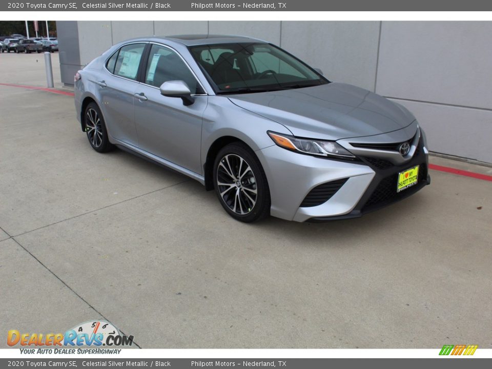2020 Toyota Camry SE Celestial Silver Metallic / Black Photo #2