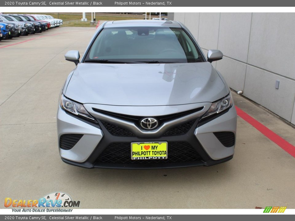 2020 Toyota Camry SE Celestial Silver Metallic / Black Photo #3