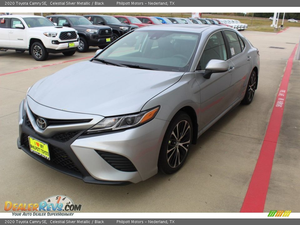 2020 Toyota Camry SE Celestial Silver Metallic / Black Photo #4