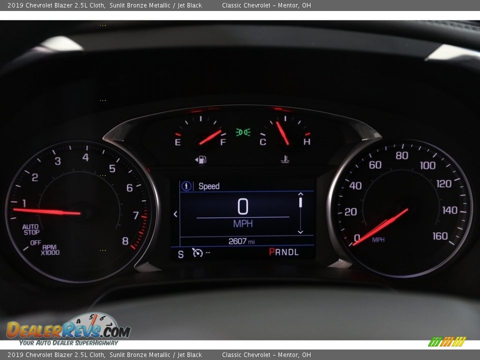 2019 Chevrolet Blazer 2.5L Cloth Gauges Photo #8