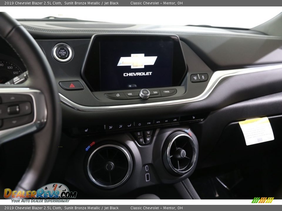 2019 Chevrolet Blazer 2.5L Cloth Sunlit Bronze Metallic / Jet Black Photo #9