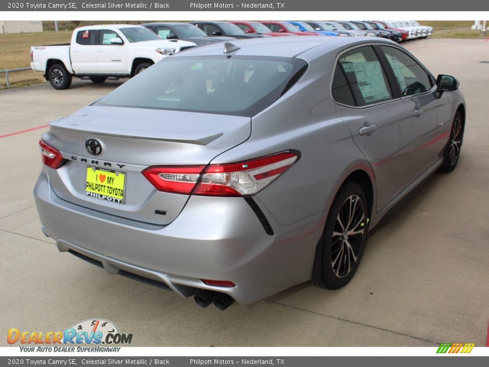2020 Toyota Camry SE Celestial Silver Metallic / Black Photo #8