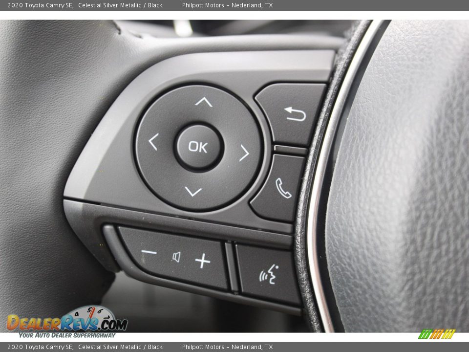 2020 Toyota Camry SE Celestial Silver Metallic / Black Photo #12