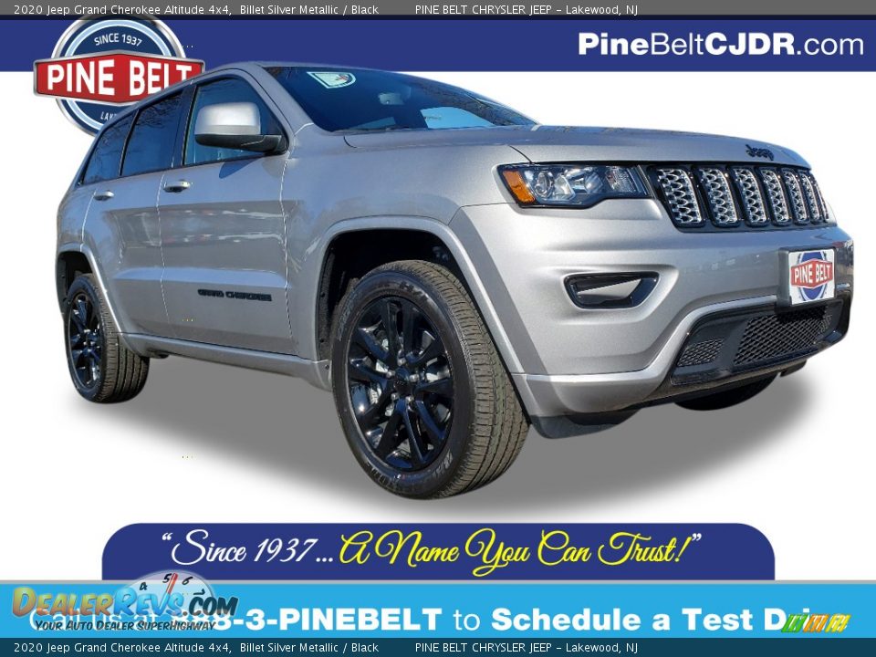 2020 Jeep Grand Cherokee Altitude 4x4 Billet Silver Metallic / Black Photo #1