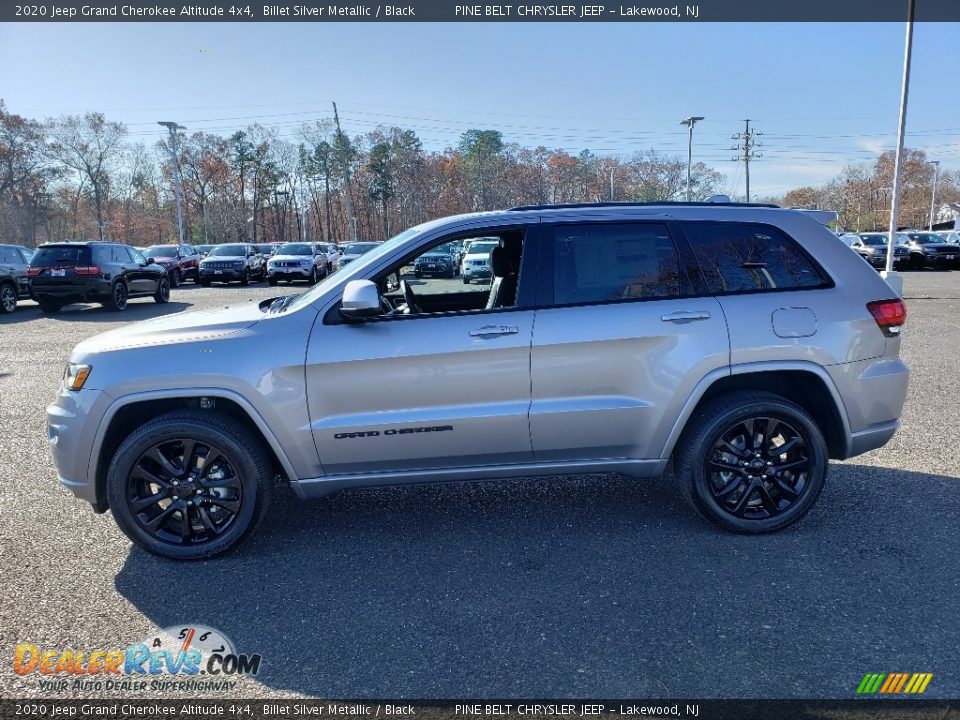 2020 Jeep Grand Cherokee Altitude 4x4 Billet Silver Metallic / Black Photo #3