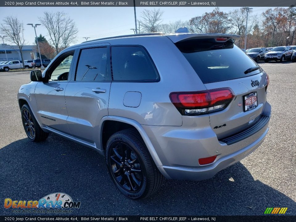 2020 Jeep Grand Cherokee Altitude 4x4 Billet Silver Metallic / Black Photo #4