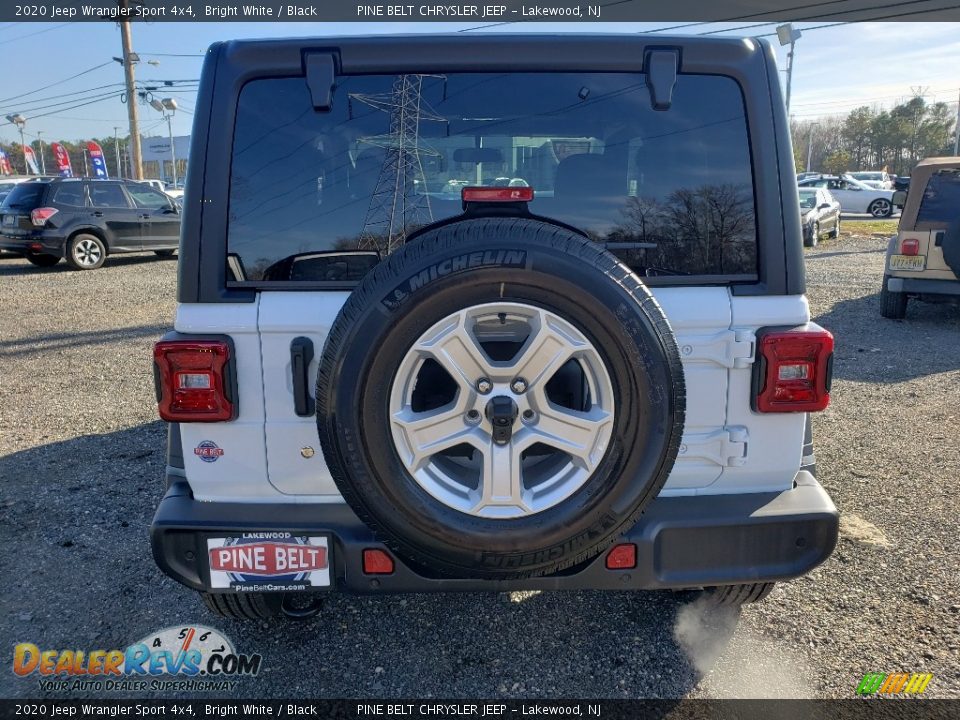 2020 Jeep Wrangler Sport 4x4 Bright White / Black Photo #5