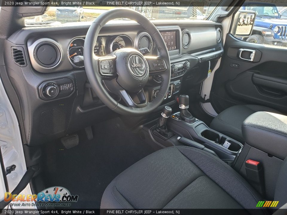 2020 Jeep Wrangler Sport 4x4 Bright White / Black Photo #7