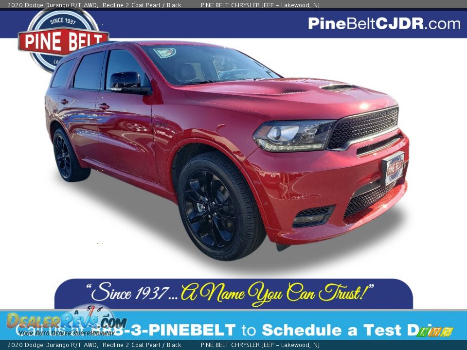 2020 Dodge Durango R/T AWD Redline 2 Coat Pearl / Black Photo #1