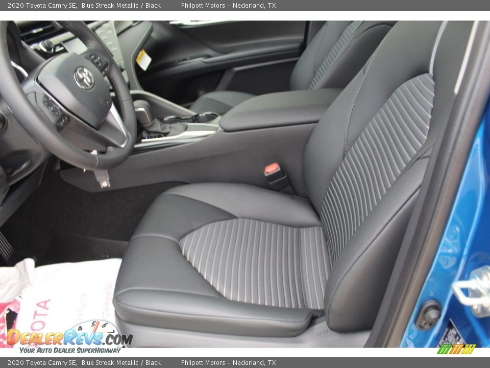 2020 Toyota Camry SE Blue Streak Metallic / Black Photo #10