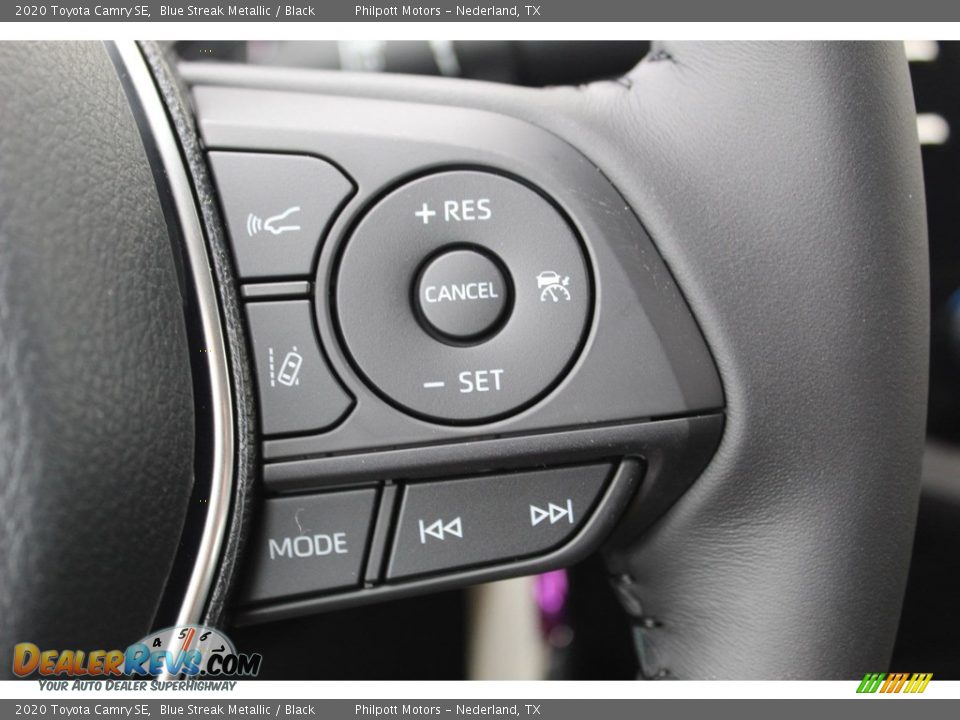 2020 Toyota Camry SE Blue Streak Metallic / Black Photo #13