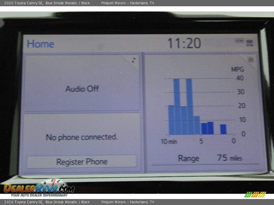 2020 Toyota Camry SE Blue Streak Metallic / Black Photo #16