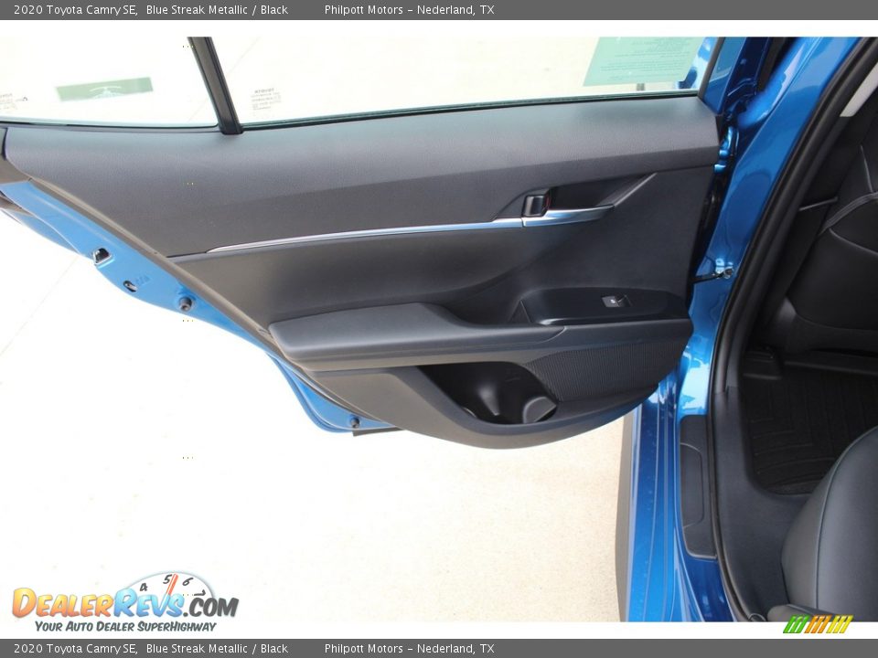 2020 Toyota Camry SE Blue Streak Metallic / Black Photo #19