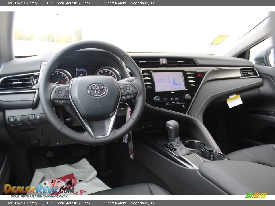 2020 Toyota Camry SE Blue Streak Metallic / Black Photo #21
