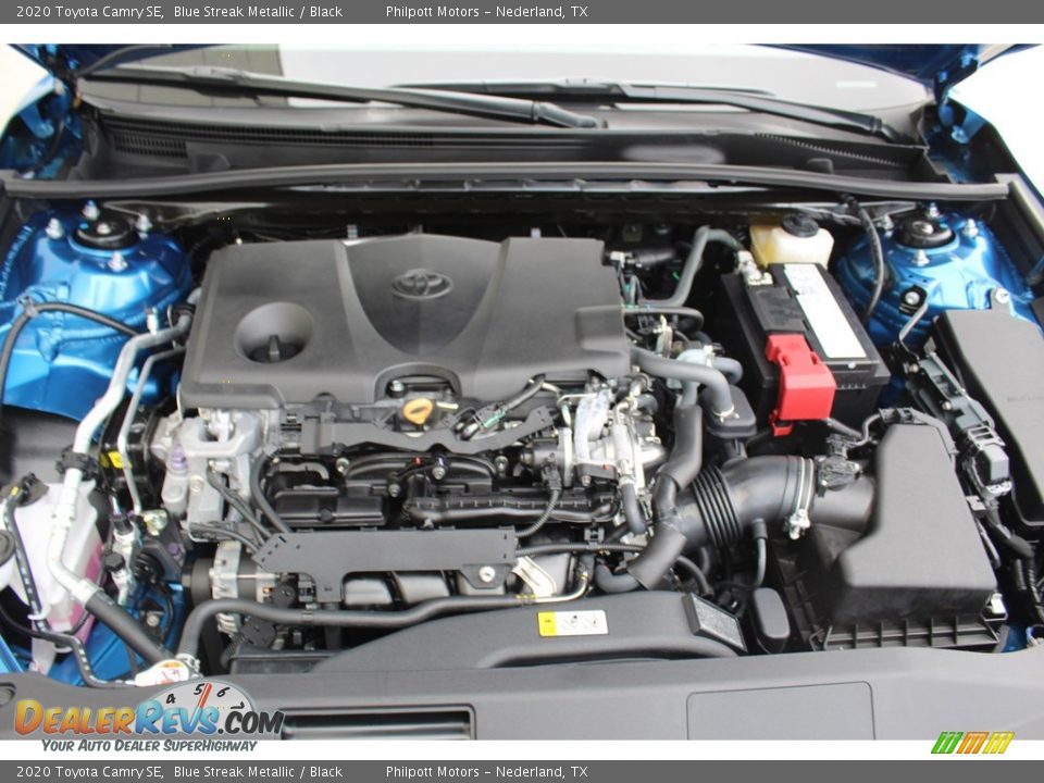 2020 Toyota Camry SE Blue Streak Metallic / Black Photo #24