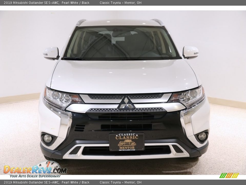 2019 Mitsubishi Outlander SE S-AWC Pearl White / Black Photo #2