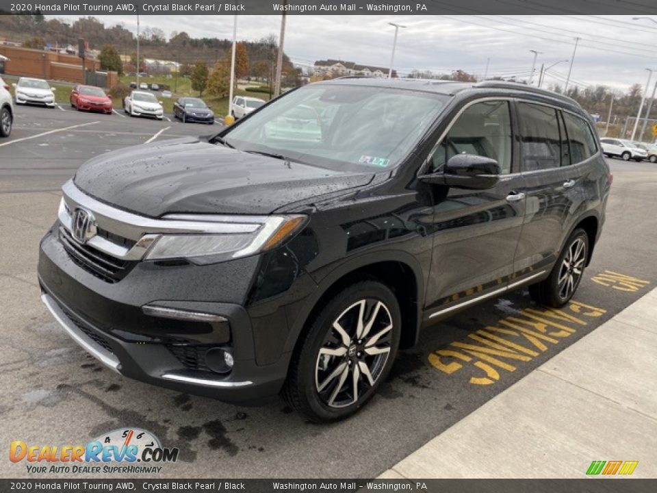 2020 Honda Pilot Touring AWD Crystal Black Pearl / Black Photo #4