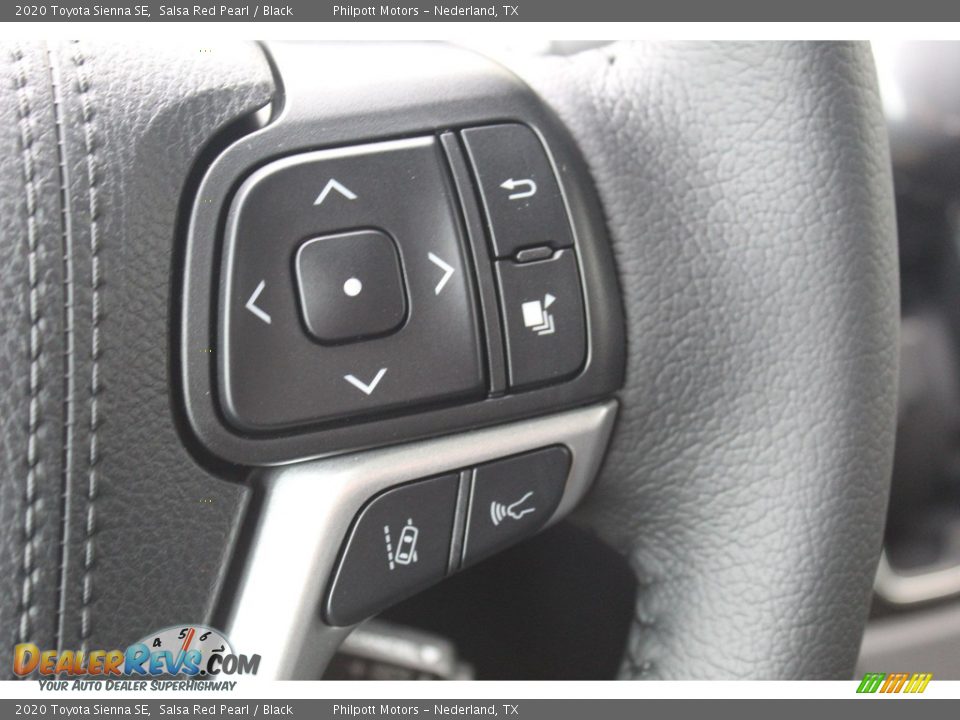 2020 Toyota Sienna SE Salsa Red Pearl / Black Photo #13