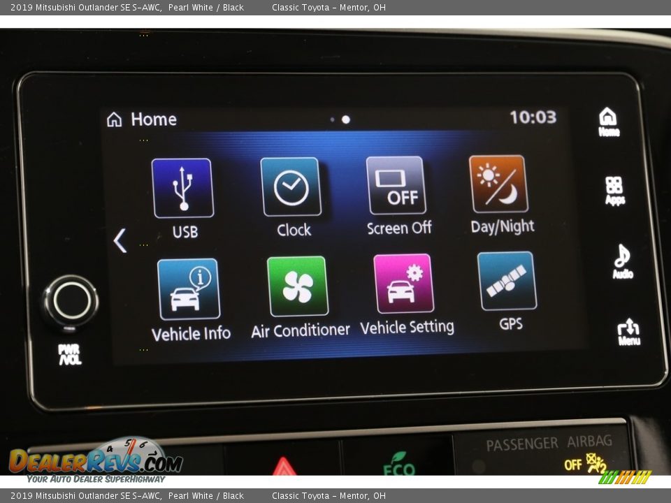 Controls of 2019 Mitsubishi Outlander SE S-AWC Photo #11
